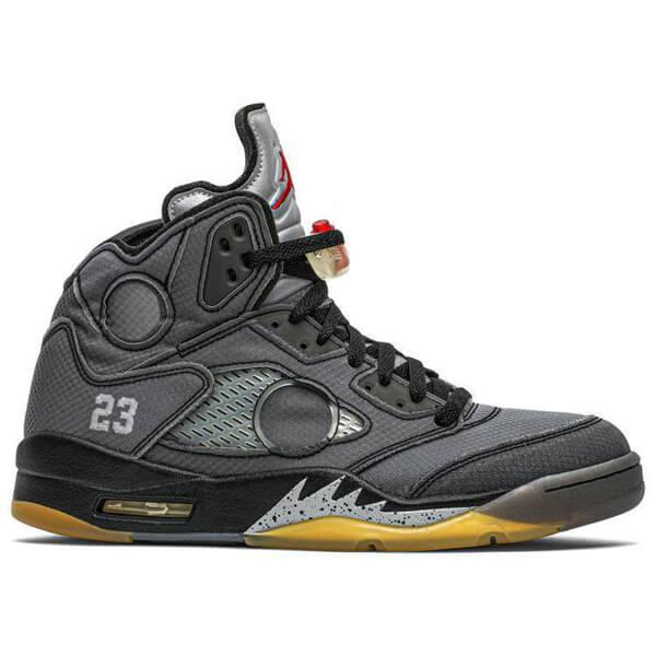 ナイキ  コピー  Jordan 5 Retro Off-White Black ジョーダン 3 レトロ CT8480-001